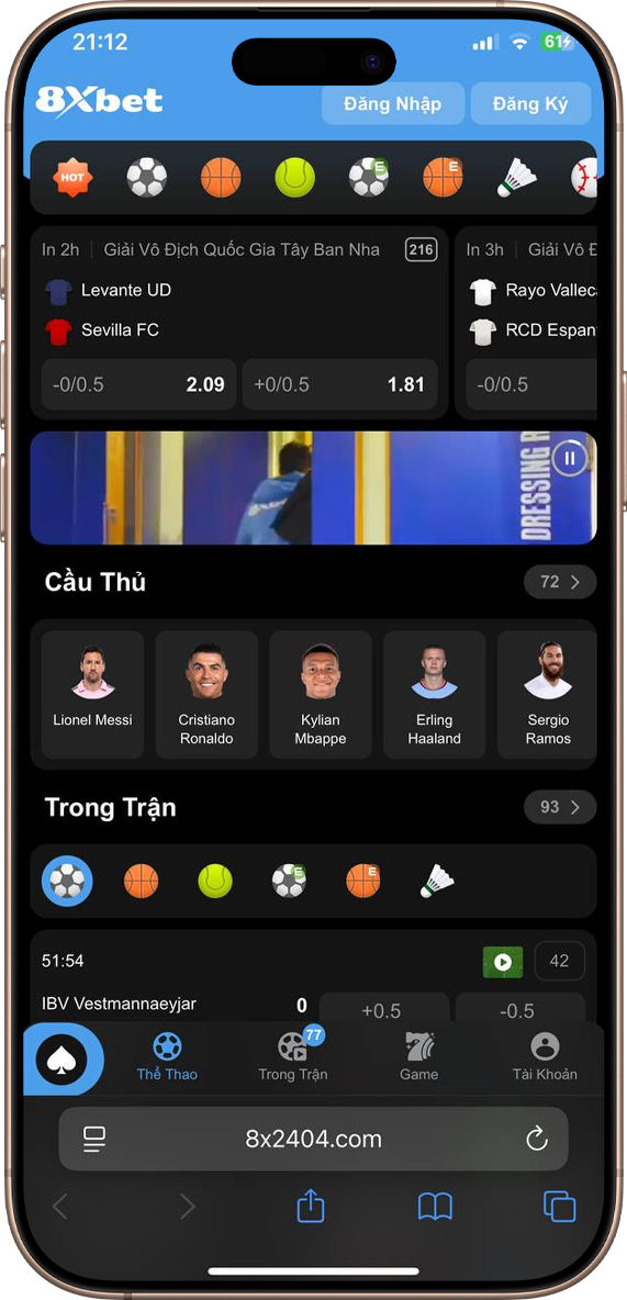 8XBET Ứng dụng 8xbet giúp trải nghiệm mượt mà và truy cập dễ dàng